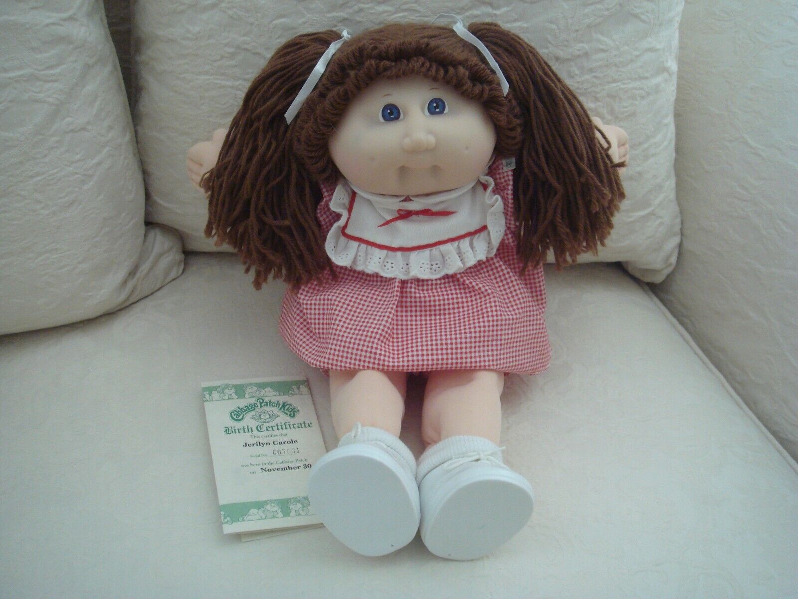  Cabbage Patch Kids 1983 15th Anniversary Doll. Brown hair, Blue eyes